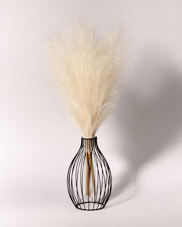 FAUX PAMPAS GRASS - Black